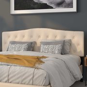 Flash Furniture King, Cambridge Headboard, Beige Fabric HG-HB1708-K-B-GG